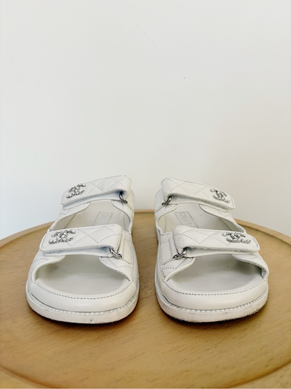 Chanel Leather Dad Sandals - Picture 2 of 8